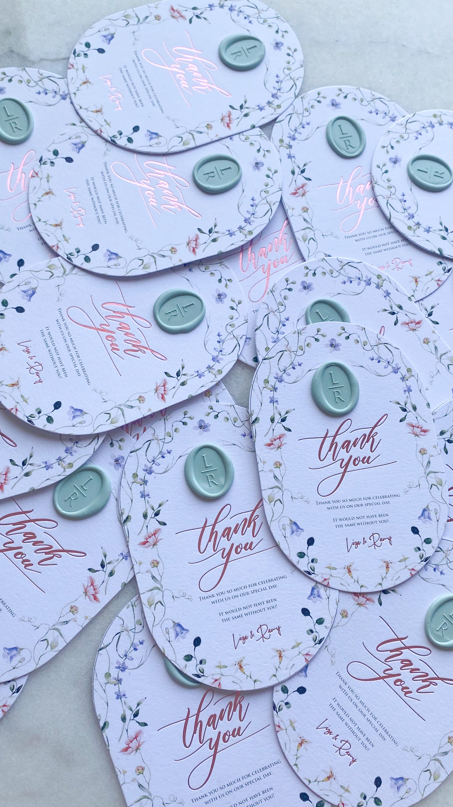 Wedding thank you cards