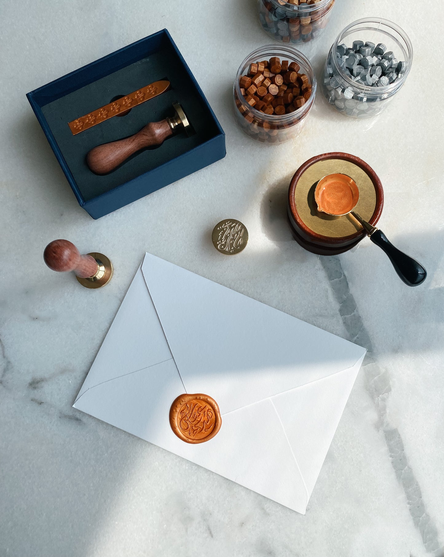 arabic calligraphy wax stamp gift customized copper wax egypt wax seal worldwide gift luxury stationery gift
