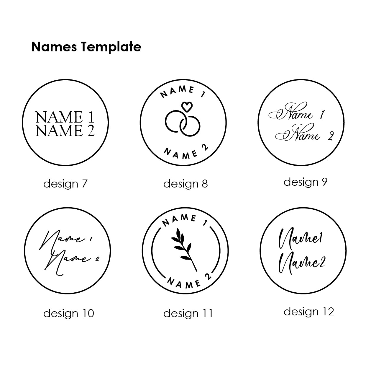 monogram design template