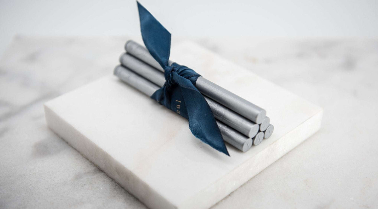 Silver Gluegun wax sticks stationery wax supplies wrap & seal
