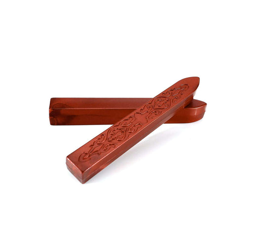 10 Traditional Reddish-copper Wax Sticks - WrapnSeal