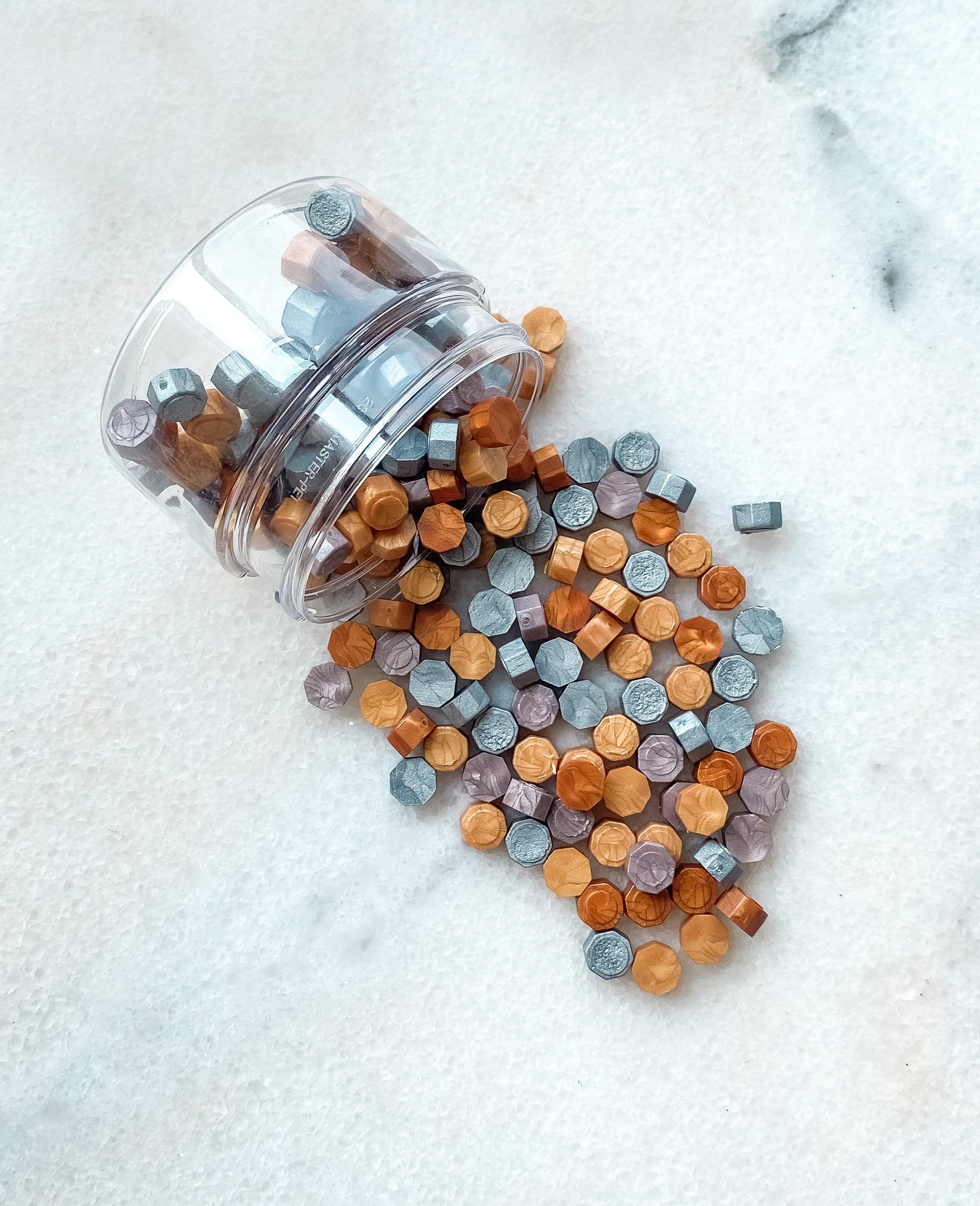 metallic wax beads jar used in wax sealing kit all supplies you will need
