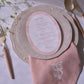 Pink Monogram Embroidered Linen Napkin