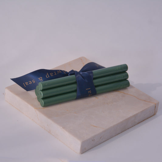 Dark Green Glue Gun Wax