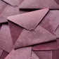 Set of 5 Velvet Dusty Pink envelopes