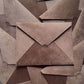Set of 5 Velvet Brown envelopes