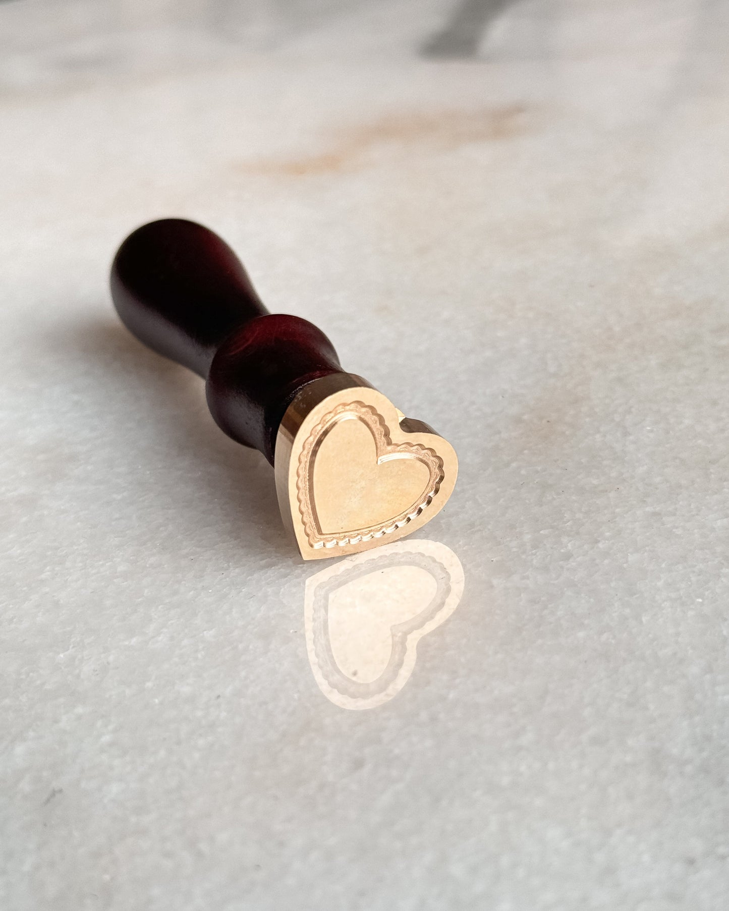 Heart Shape Valentine wax stamp