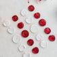 valentine wax seals red and white gift idea in egypt