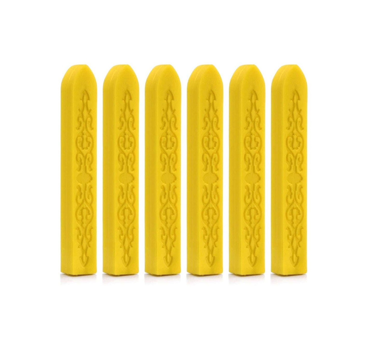 10 Traditional Yellow Wax Sticks - WrapnSeal