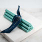 Turquoise Gluegun wax sticks stationery wax supplies  wrap & seal